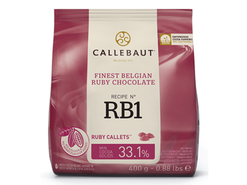 Callets Callebaut Chocolate Ruby 33,1% 400g