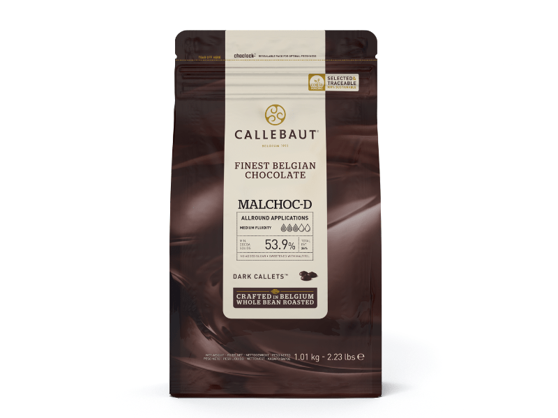 Callets Callebaut Malchoc Diet Amargo 53,9% 1kg