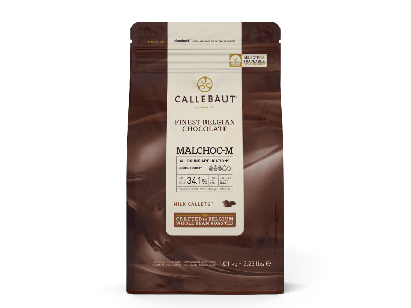 Callets Callebaut Malchoc Diet ao Leite 34,1% 1kg