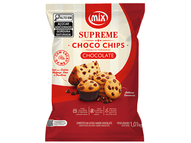 Choco Chips Supremo Chocolate 1,01kg - Mix