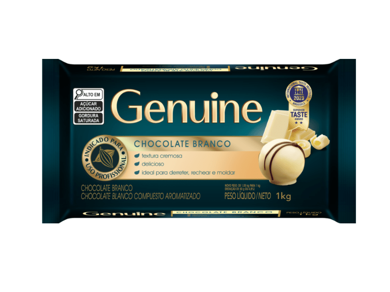 Chocolate Genuine Cargill Branco  1kg