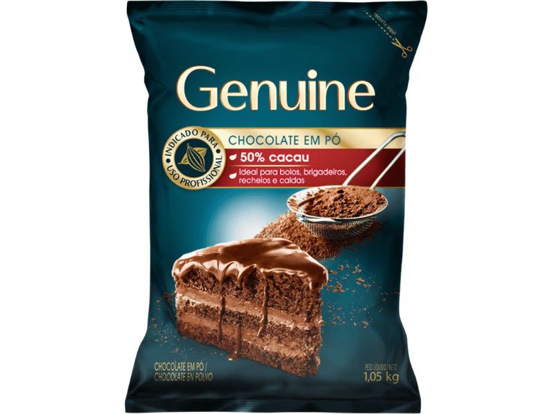 Chocolate em Pó Genuine Cargill 50% Cacau 1,05kg