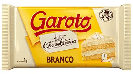 Chocolate Garoto Branco 1kg - Nestlé 