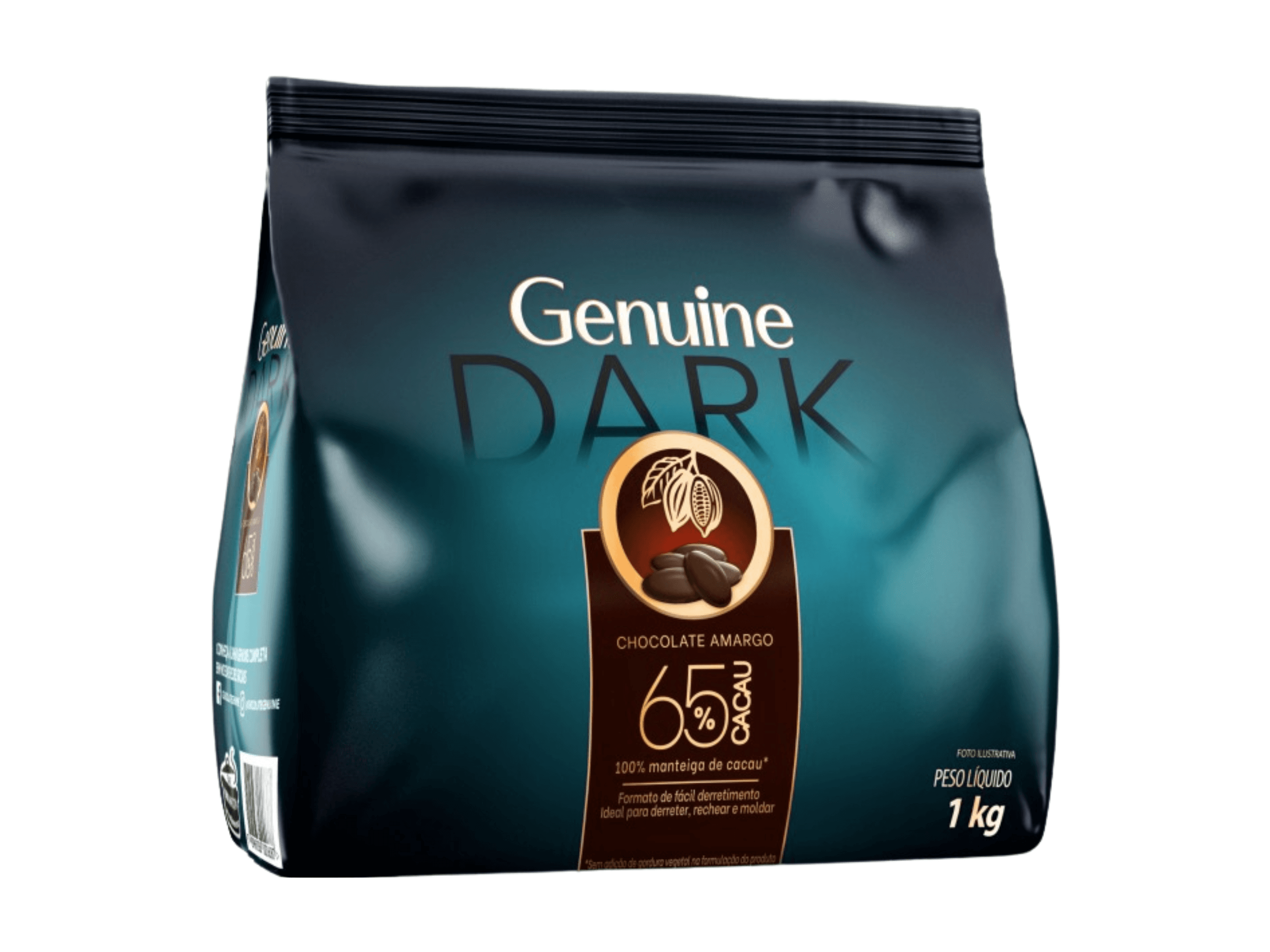 Chocolate Genuine Cargill Moedas 65% Cacau Dark 1kg 