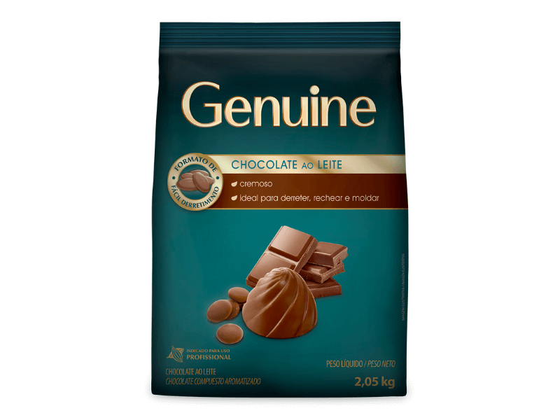Chocolate Genuine Cargill Moedas Ao Leite 2,05kg