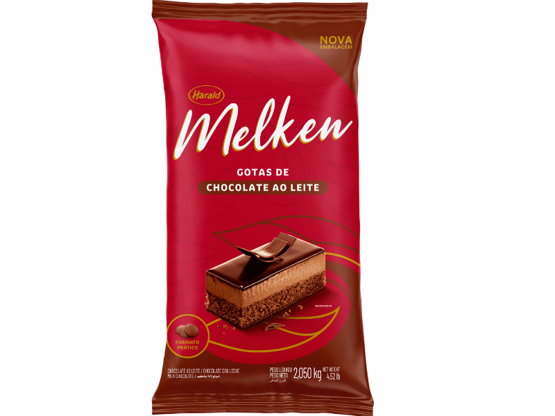 Chocolate Harald Melken ao Leite Gotas 2,05kg