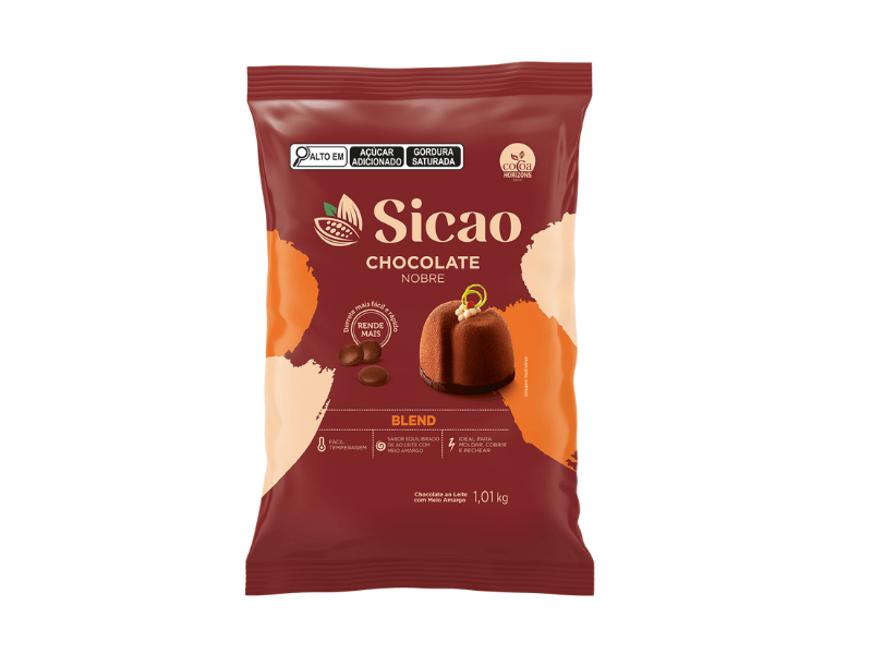 Chocolate Sicao Blend Nobre Gotas 1,01kg