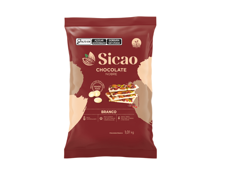  Chocolate Sicao Nobre Gotas Branco 1,01kg 