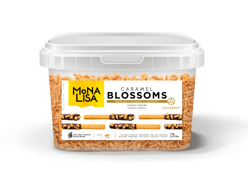 Blossoms Mona Lisa Callebaut Raspas de Chocolate Caramelo 1kg