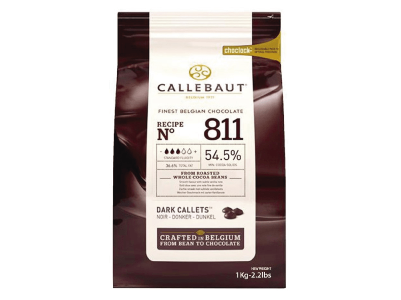Callets Callebaut Chocolate Amargo 54,5%  1kg