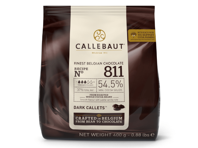 Callets Callebaut Chocolate Amargo 54,5% 400g