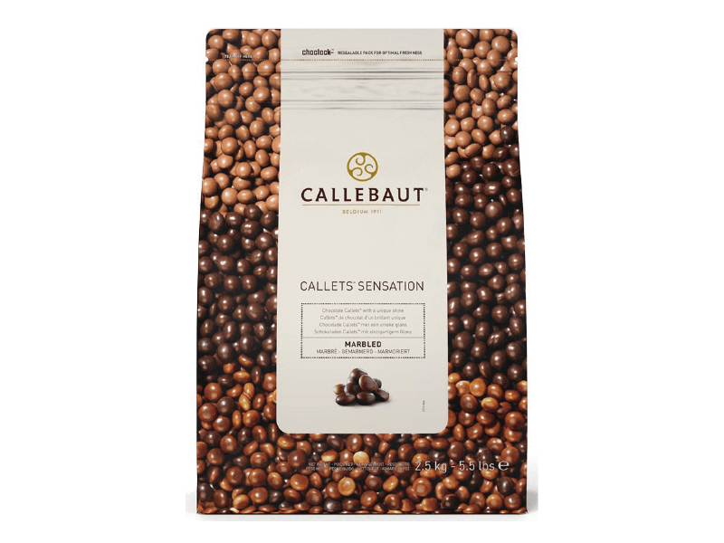 Callets Callebaut Chocolate Amargo e Branco 2,5kg