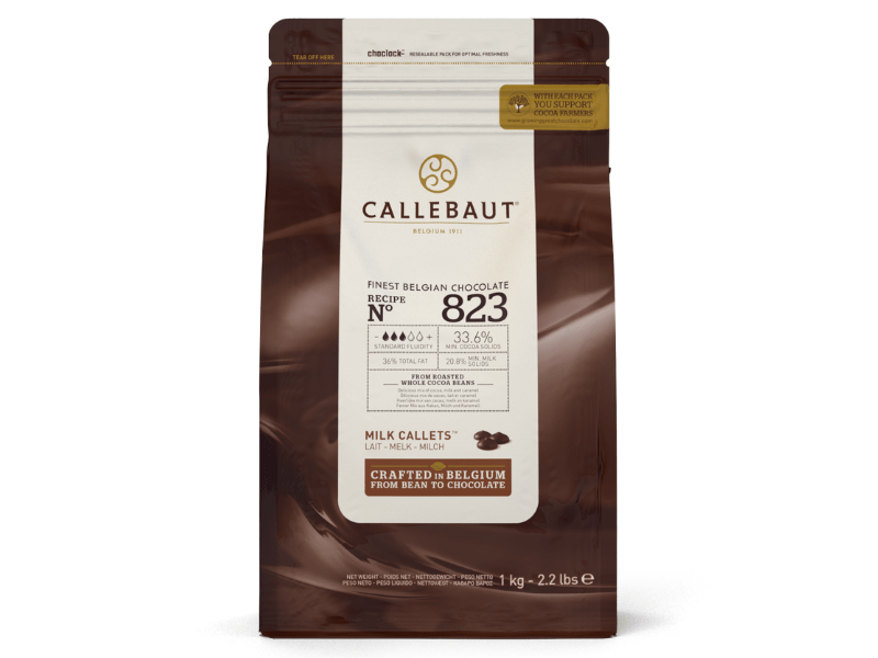 Callets Callebaut Chocolate ao Leite 33,6% 1kg