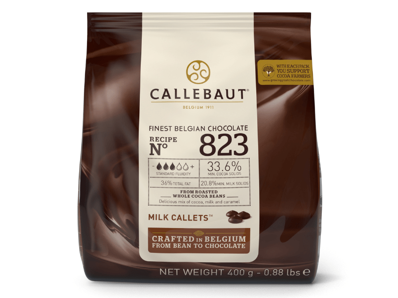 Callets Callebaut Chocolate ao Leite 33,6% 400g