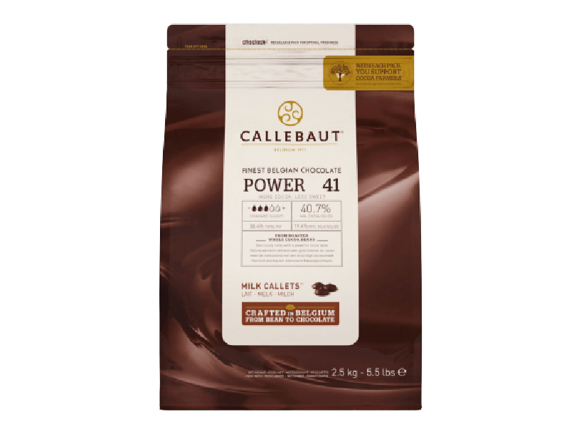 Callets Callebaut Chocolate ao Leite 40,7% 2,5kg