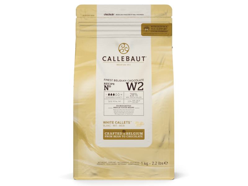 Callets Callebaut Chocolate Branco 28% 1kg