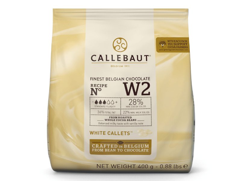 Callets Callebaut Chocolate Branco 28% 400g