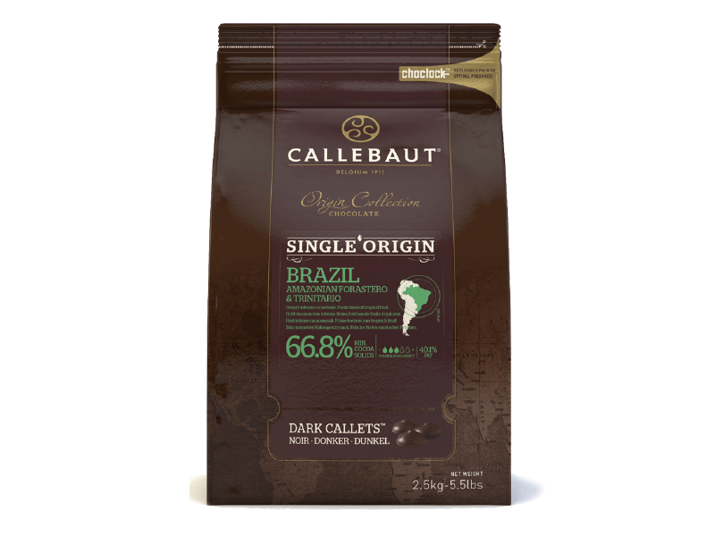 Callets Callebaut Brazil Chocolate Amargo 66,8% 2,5kg