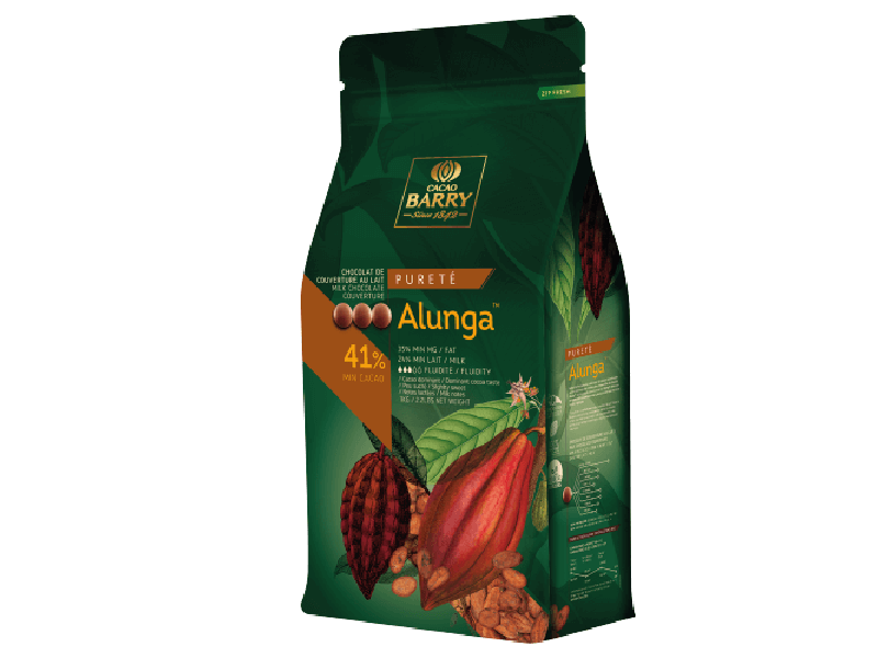 Callets Cacao Barry Alunga Chocolate ao Leite 41% 1kg
