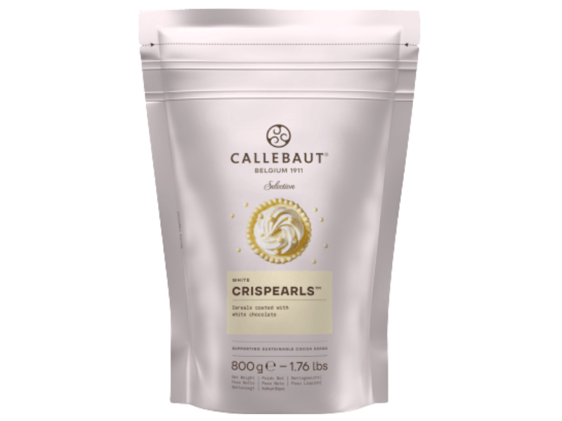 Crispearls Mona Lisa Callebaut Cereais Chocolate Branco 800g
