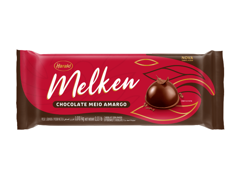 Chocolate Harald Melken Meio Amargo 1,010kg
