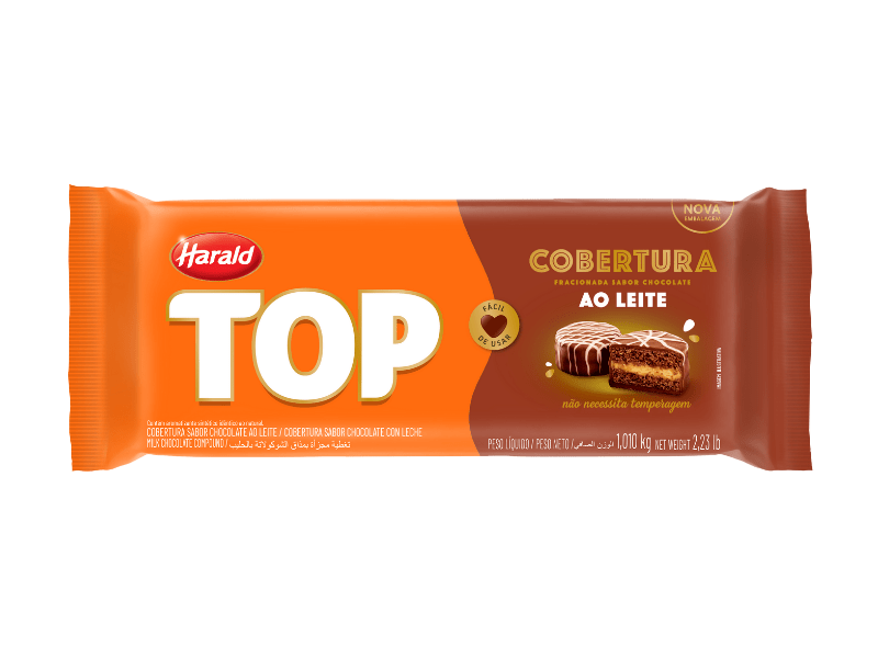 Cobertura Harald Top Chocolate ao Leite 1,010kg