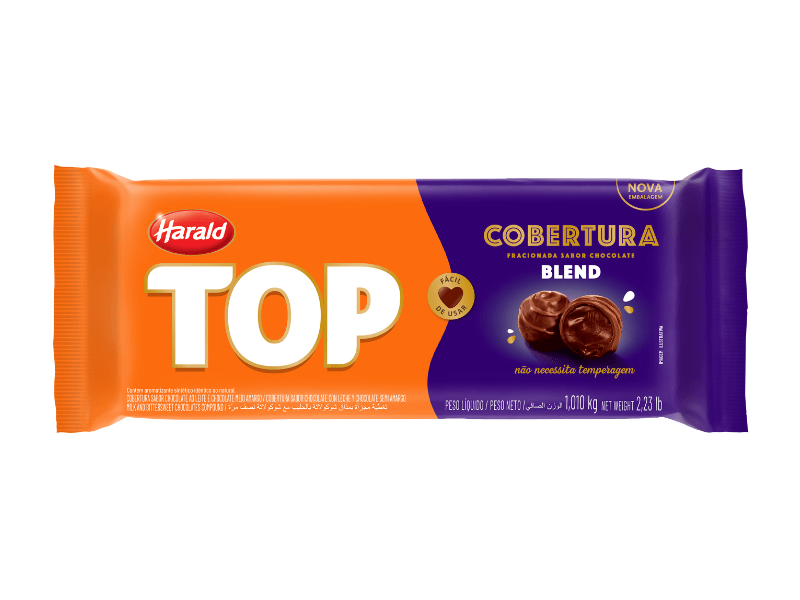 Cobertura Harald Top Chocolate Blend 1,010kg