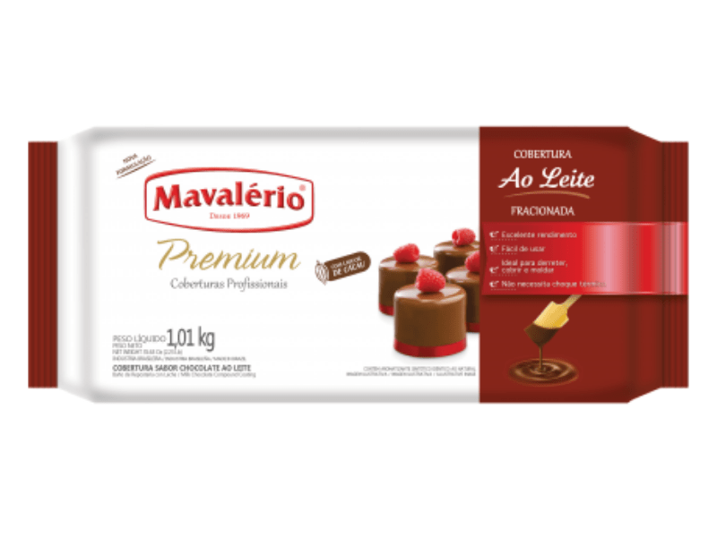 Cobertura Mavalério Premium Chocolate ao Leite 1,01kg