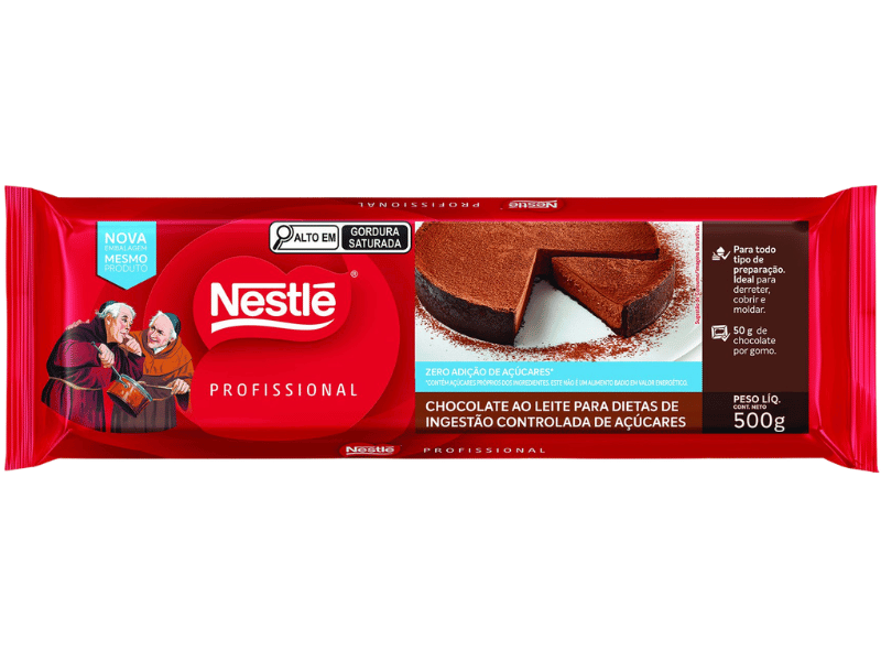 Chocolate Nestlé Diet ao Leite 500g