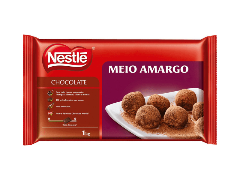Chocolate Nestlé Meio Amargo 1kg