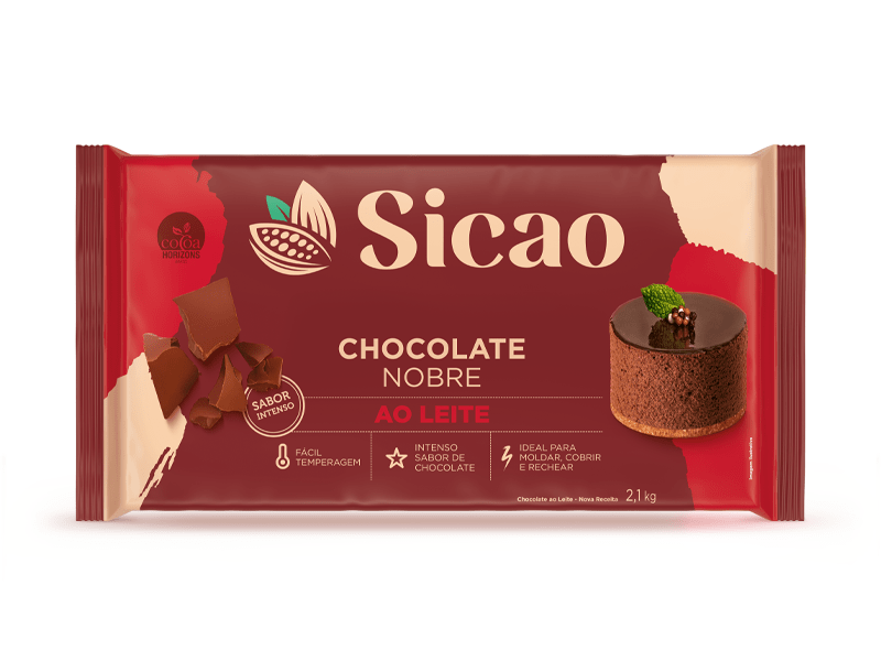 Chocolate Sicao Nobre ao Leite 2,1kg 