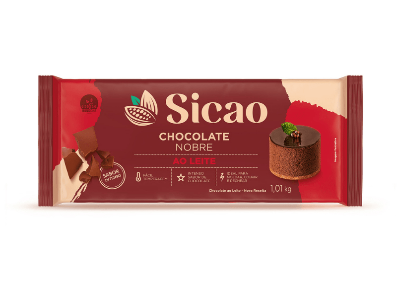 Chocolate Sicao Nobre ao Leite 1,01kg