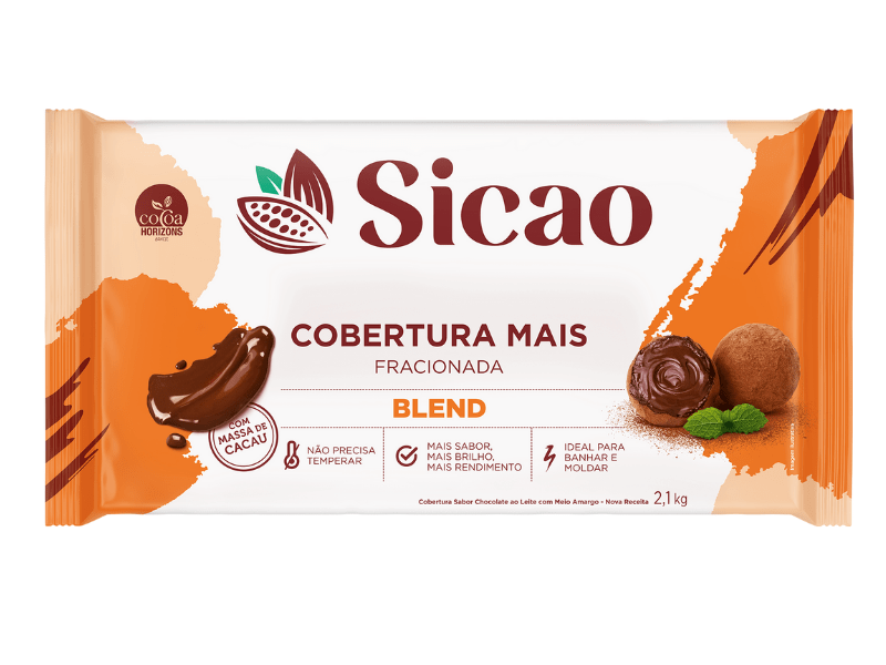 Cobertura Sicao Mais Chocolate Blend 2,1kg