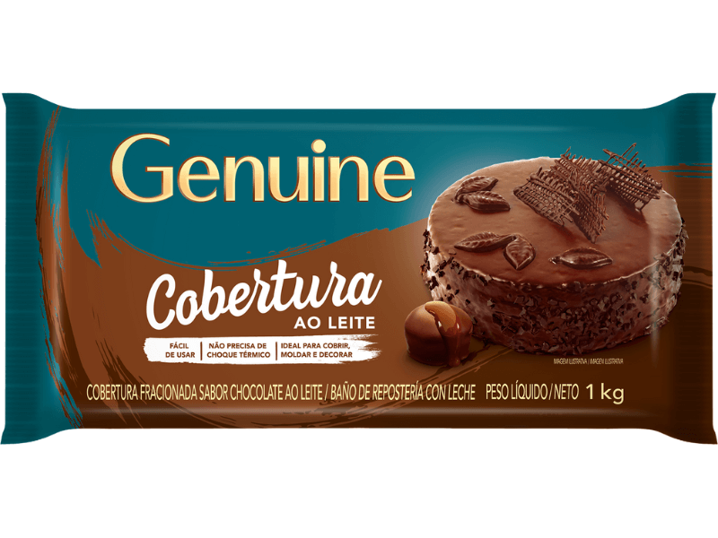 Cobertura Genuine Cargill Chocolate ao Leite 1kg