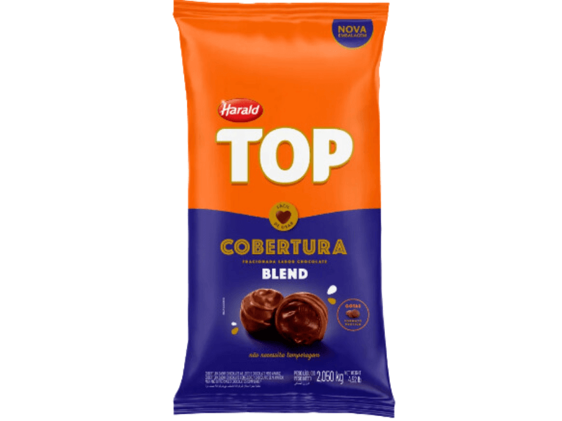 Cobertura Harald Top Gotas Chocolate Blend 2,050kg