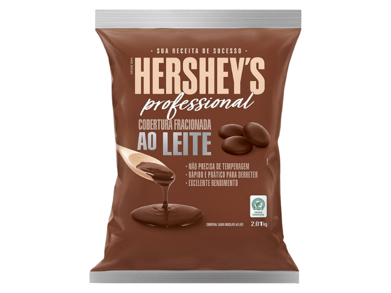 Cobertura Hershey's Gotas Chocolate ao Leite 2,01kg
