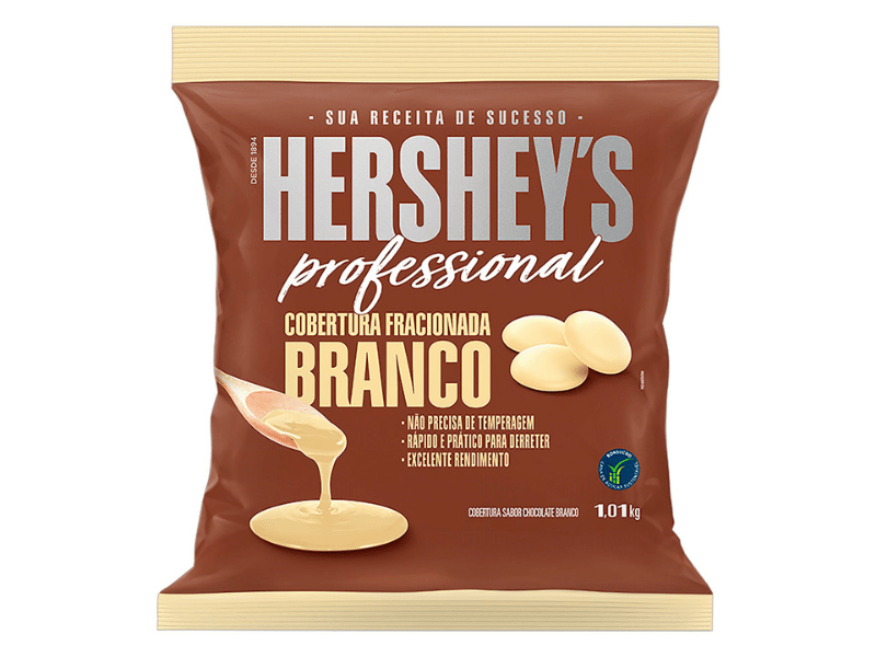 Cobertura Hershey's Gotas Chocolate Branco 1,01kg 