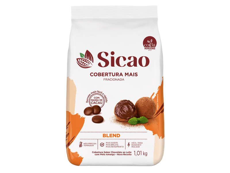 Cobertura Sicao Mais Gotas Chocolate Blend 1,01kg