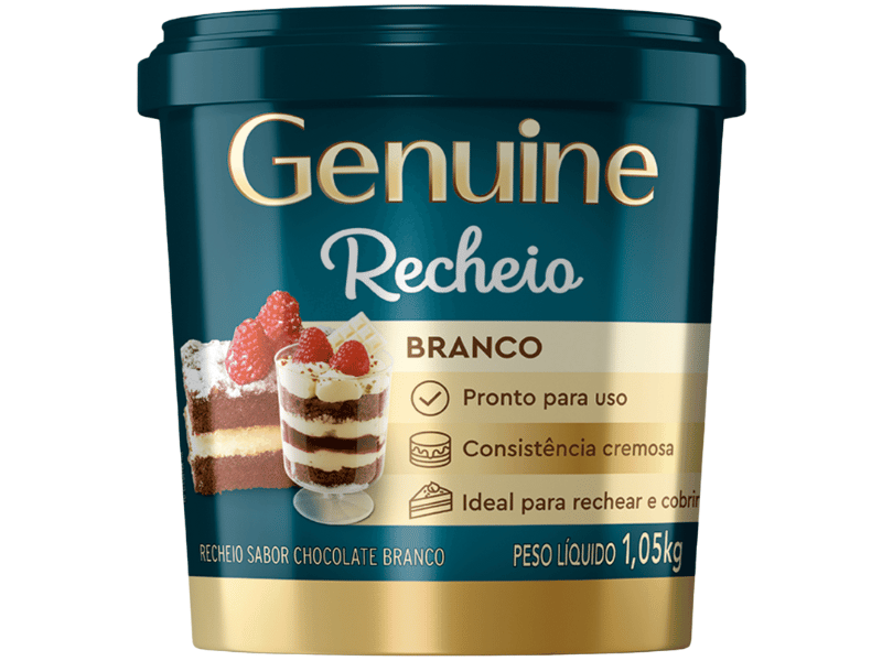Recheio Genuine Cargill Chocolate Branco 1 kg