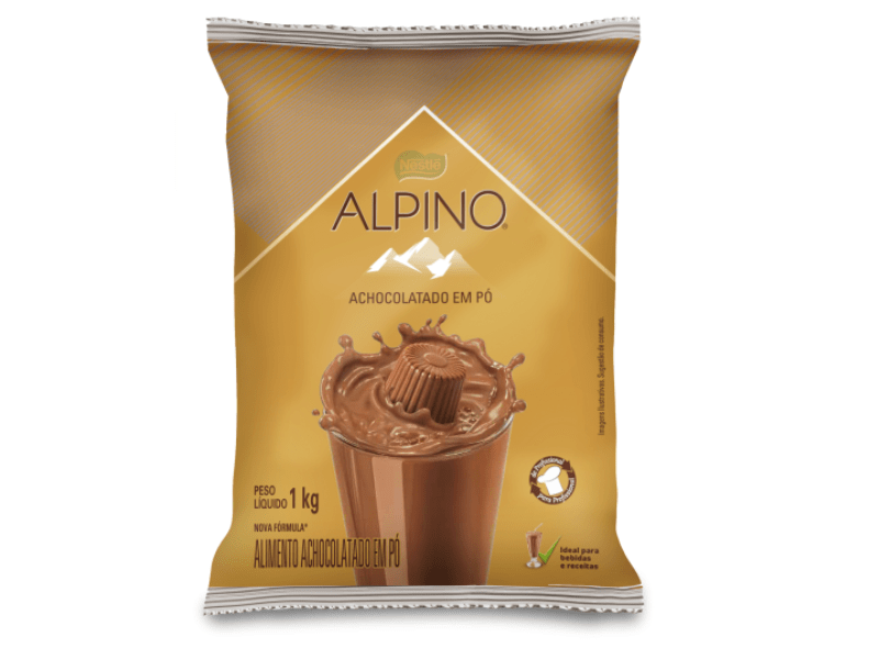 Achocolatado em Pó Alpino 1kg - Nestlé
