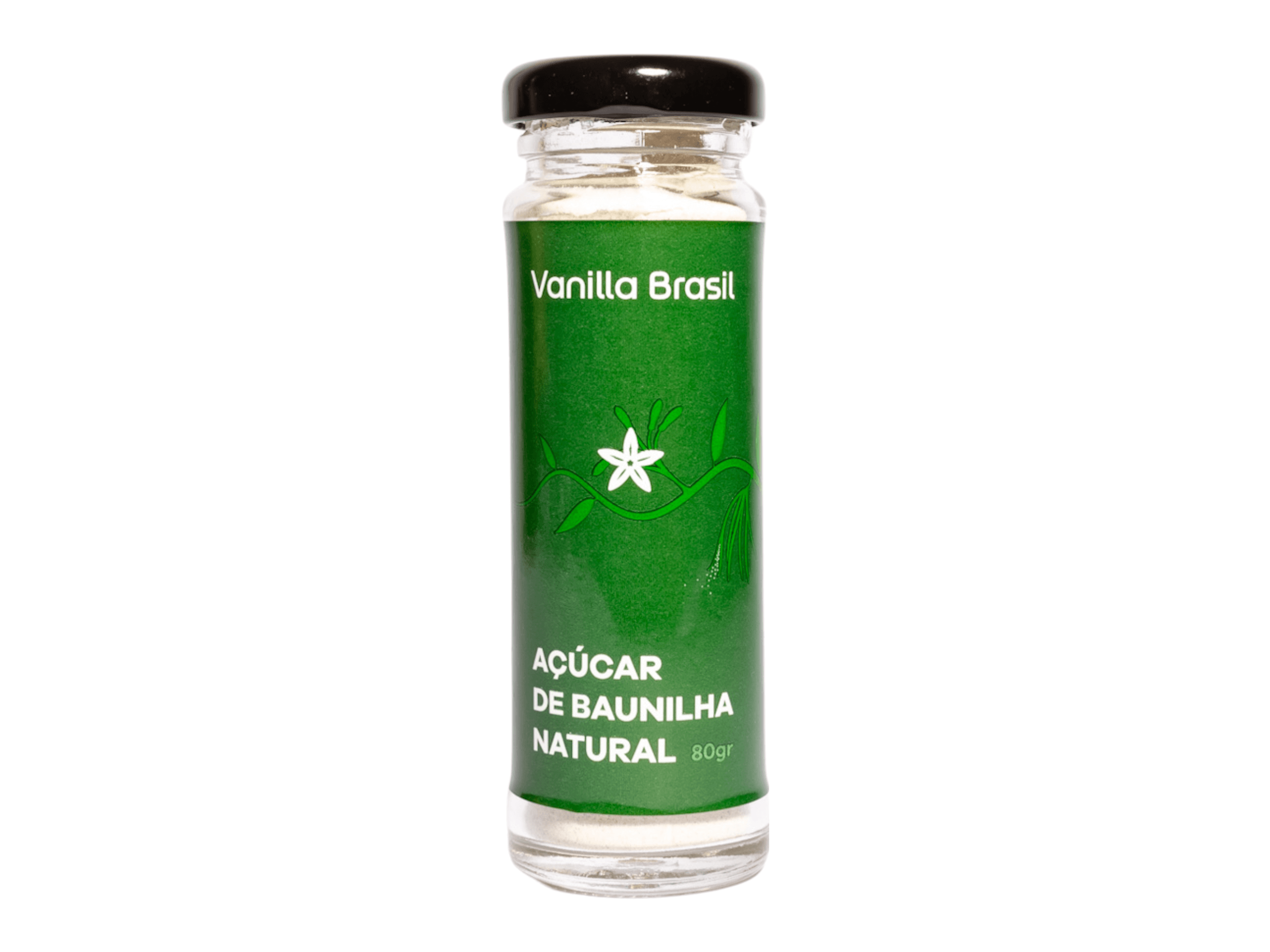 Açúcar de Baunilha Natural 80g - Vanilla Brasil