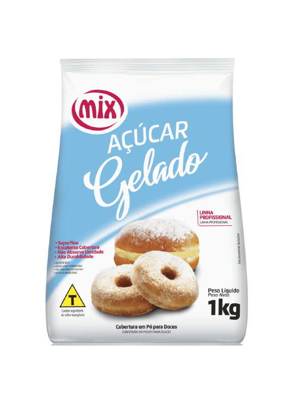 Açúcar Gelado 1kg - Mix 