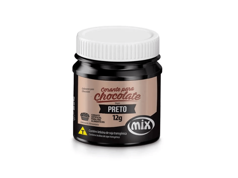 Anilina em Gel para Chocolate Preto 12g - Mix 
