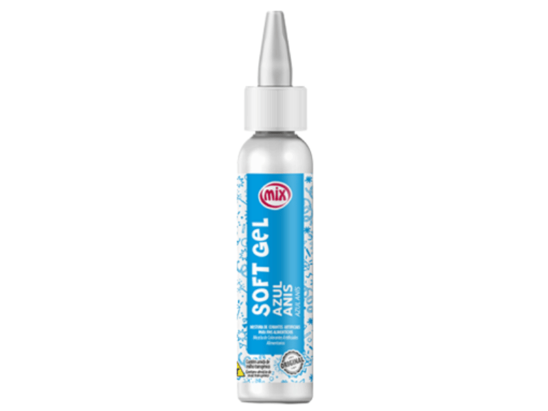 Anilina em Gel Softgel Azul Anis 60g Mix