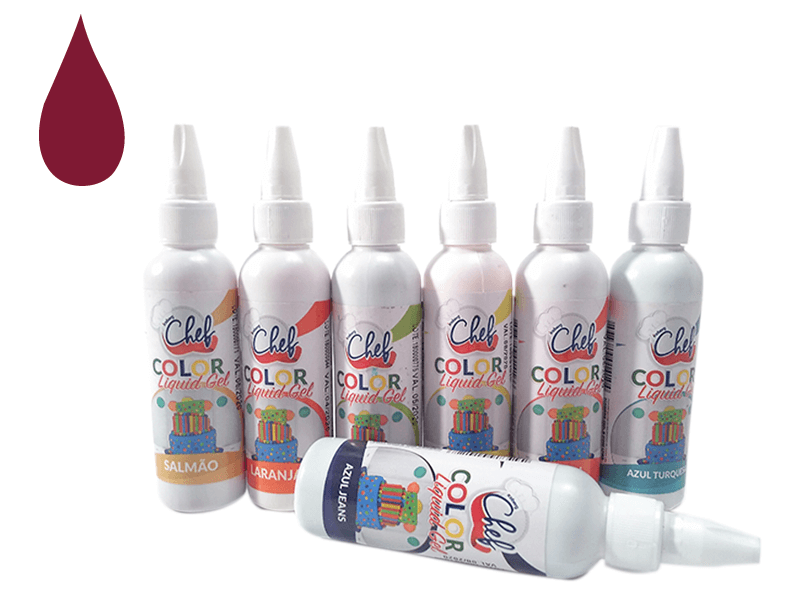 Anilina Liquigel Vermelho Bordô 25g – Iceberg