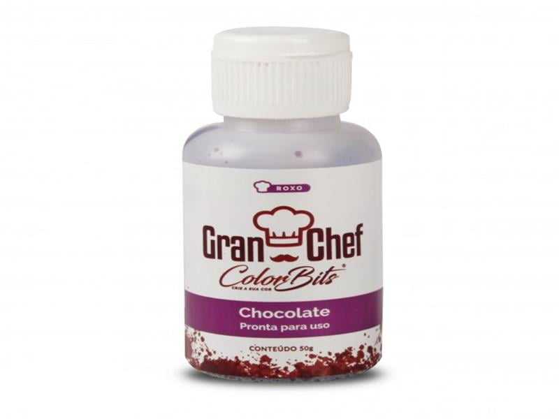 Corante Color Bits Roxo para Chocolate 50g - Gran Chef