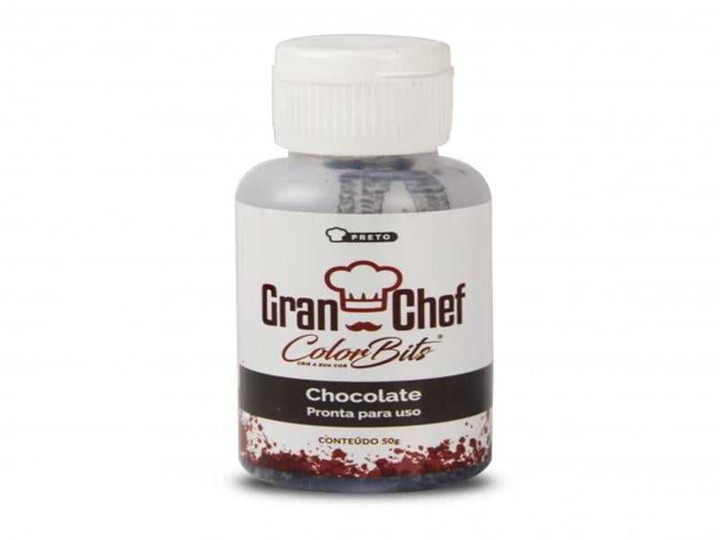 Corante Color Bits para Chocolate Preto 50g - Gran Chef