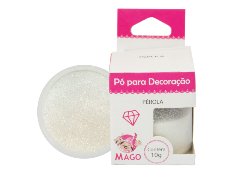 Pó para Decoração Pérola 10g - Mago