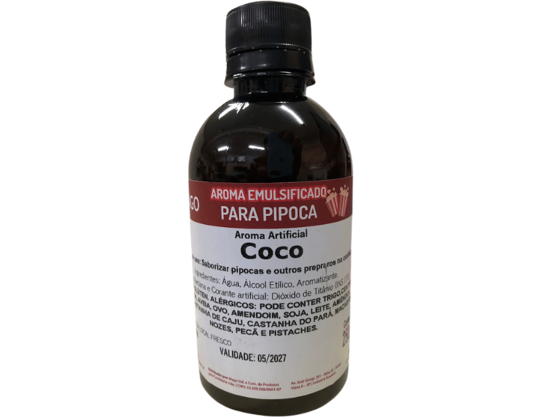 Aroma Artificial para Pipoca de Coco 250ml - Mago