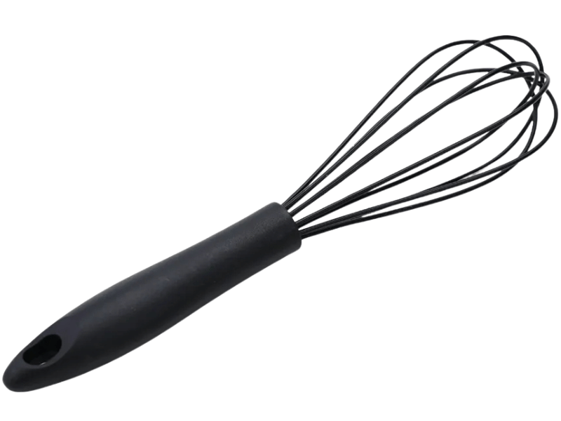 Batedor de Ovo Foeut Flexível Preto 26,5 cm - Allonsy